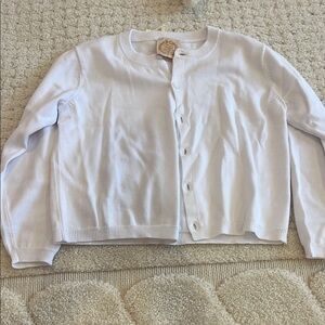 The Beaufort Bonnet Company White Sweater Casual Lightweight